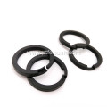 Wear resistant carbon filled PTFE piston backup ring